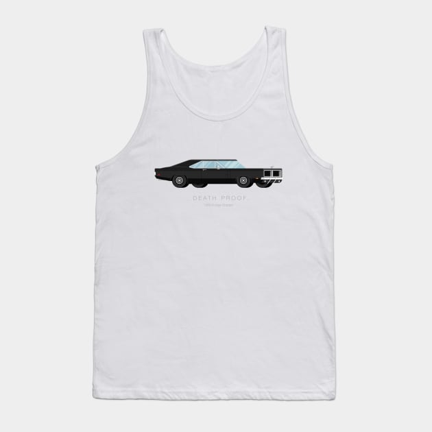 Death Proof - Famous Cars Tank Top by Fred Birchal